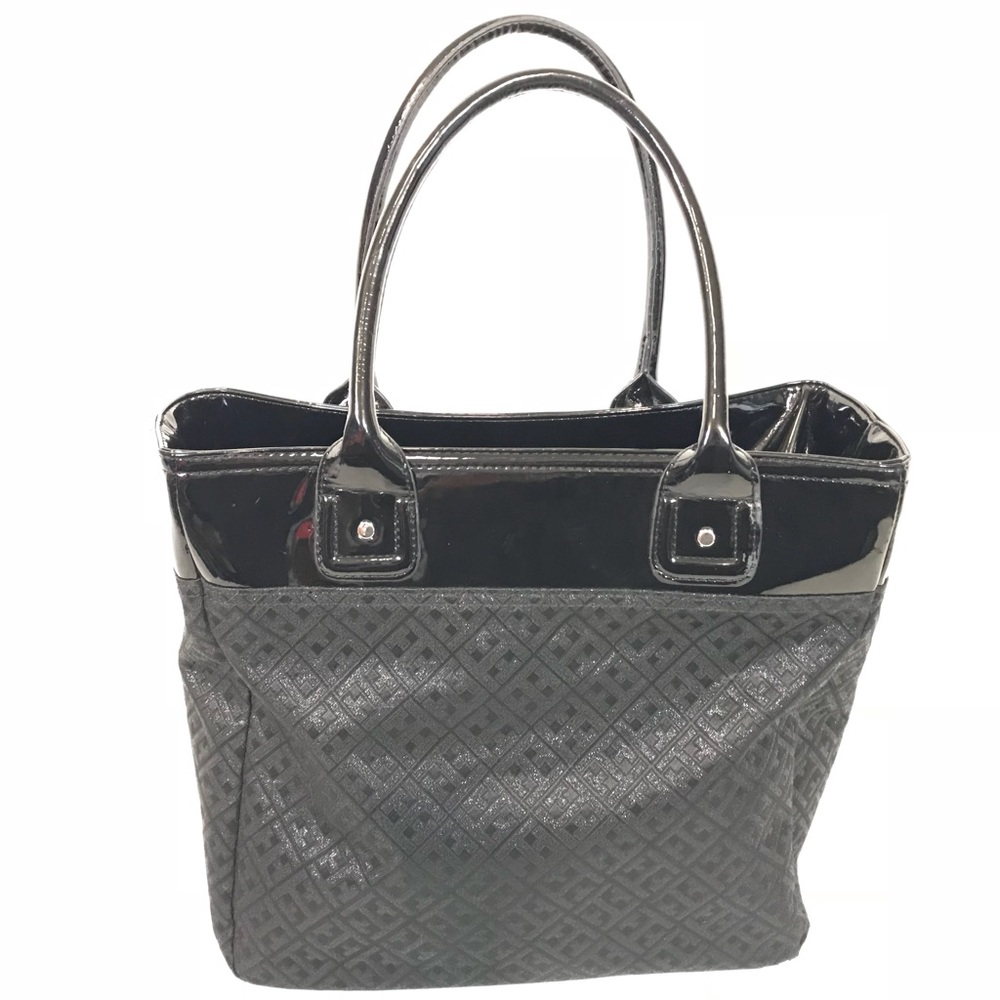 Tommy Hilfiger Black Purse Jacquard Shoulder Bag - Picture 3 of 8